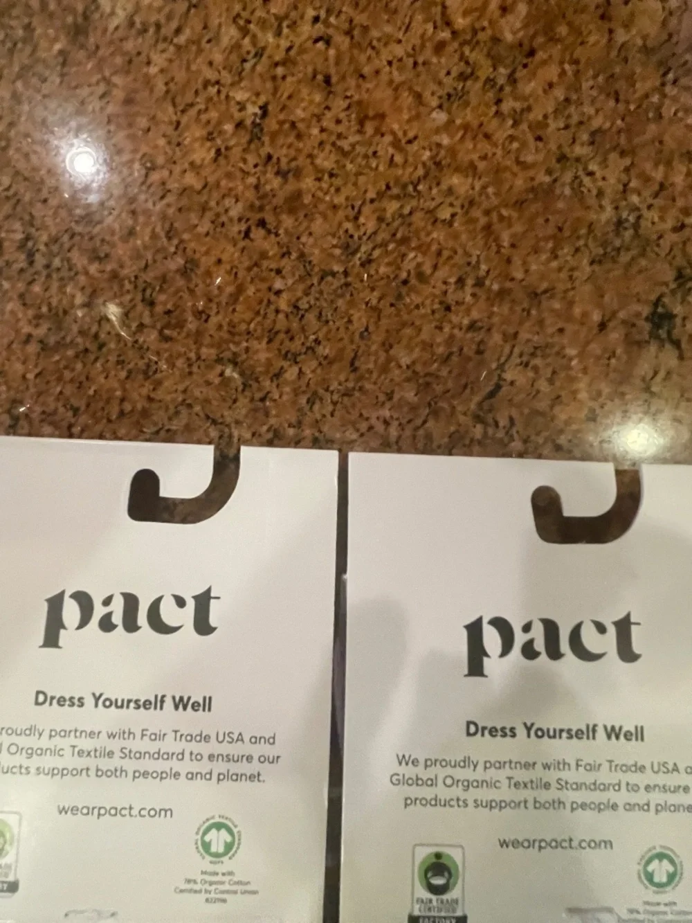 Pact Violet Stripe Premium Crew Socks Two Pair NWT!